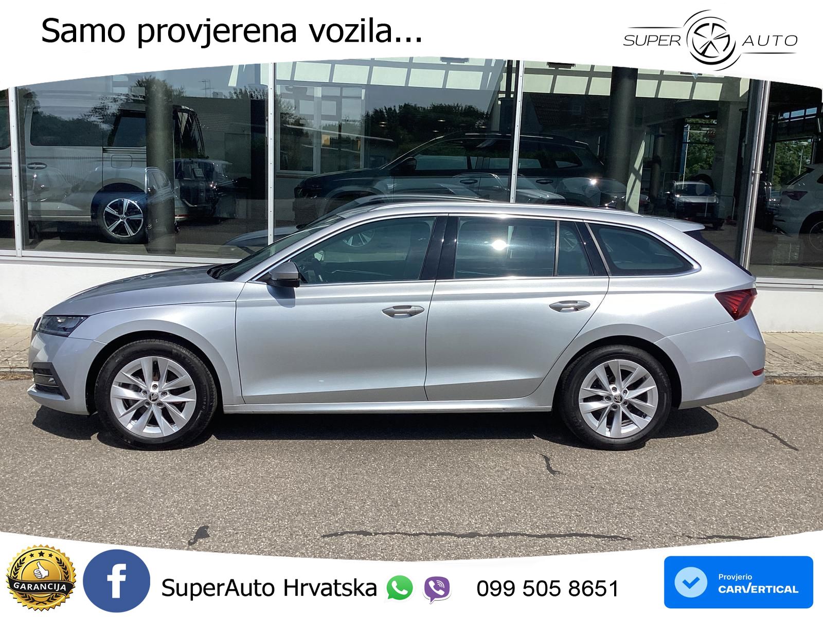 Škoda Octavia Combi 2.0 TDI (150 KS) DSG LED+GR SJED+ACC