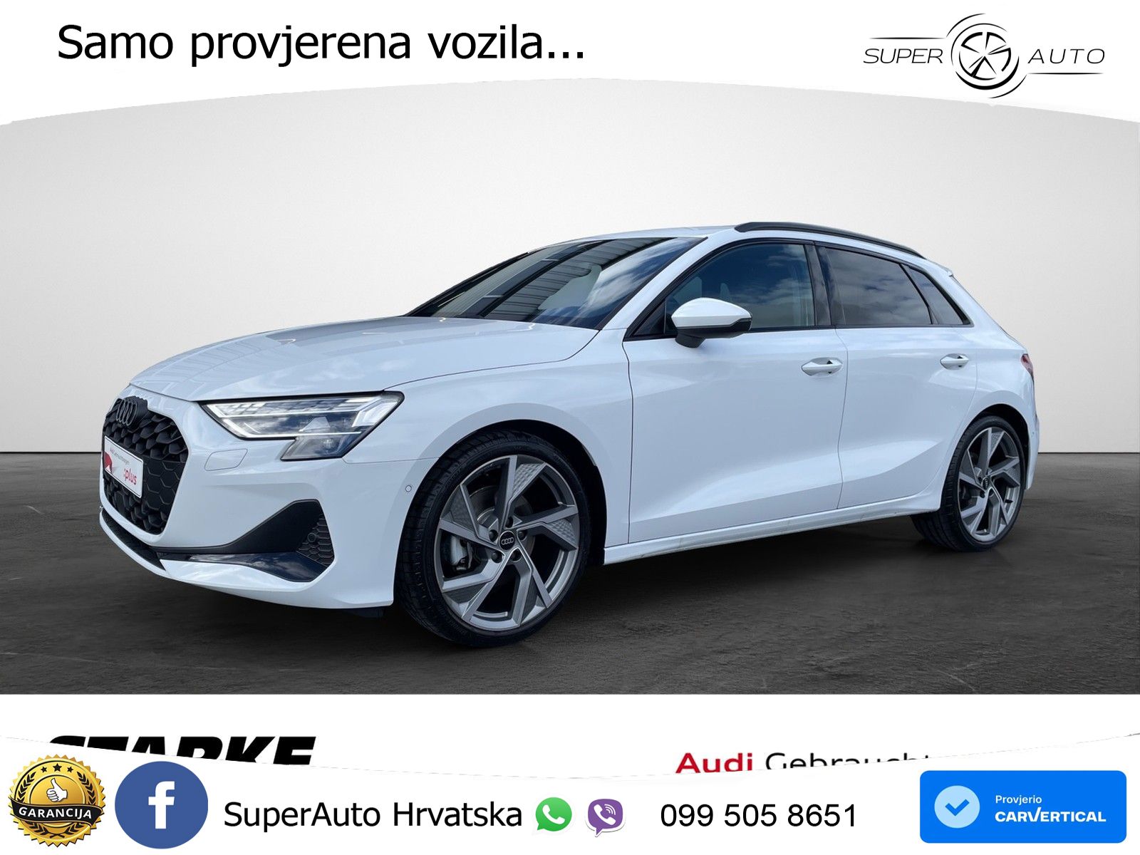 Audi A3 Sportback 40 TFSI (204 KS) quattro S tronic advanced LED+GR SJED+ACC