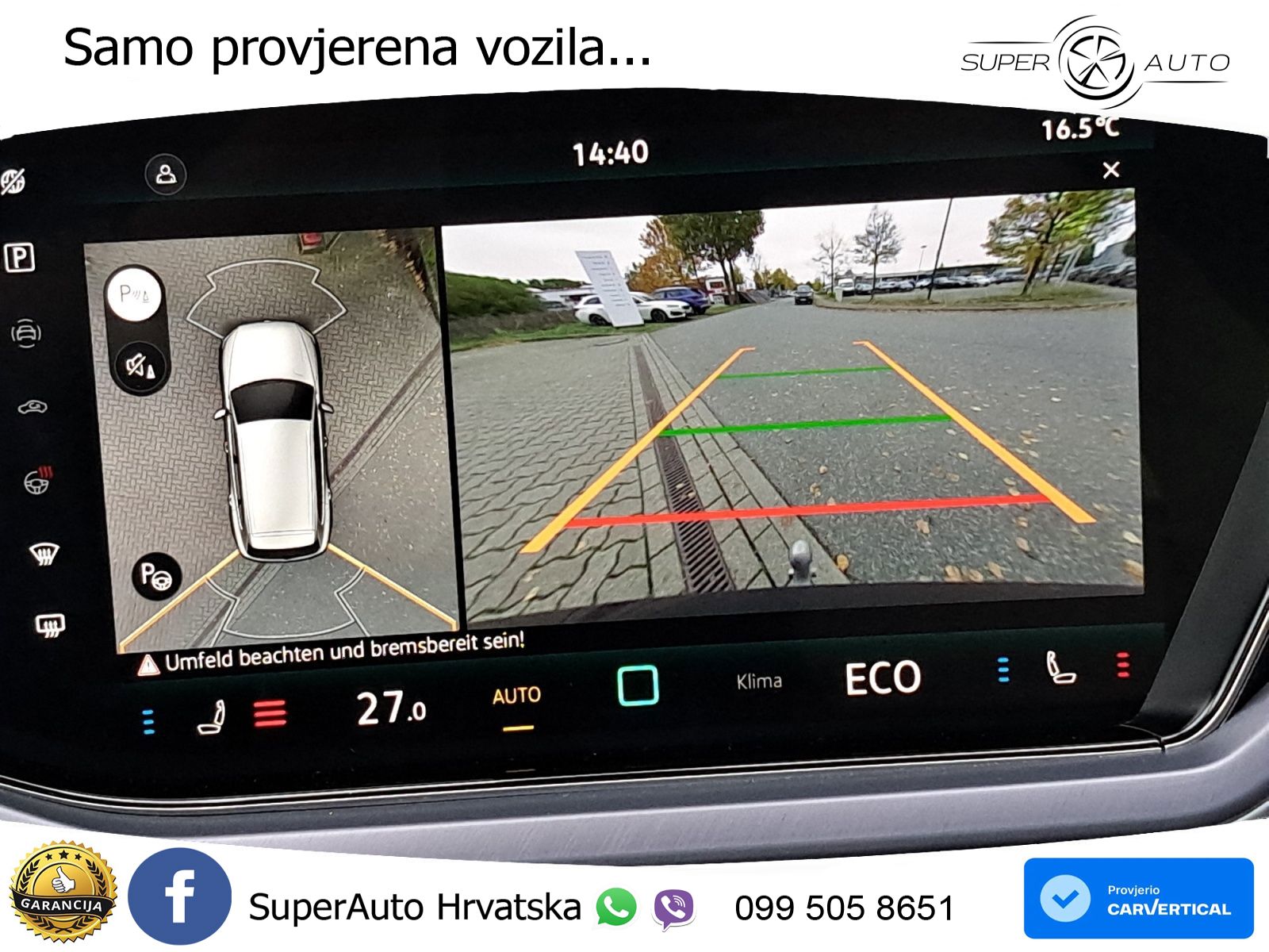 Volkswagen Touareg 3.0 V6 TDI (286 KS) 4MOTION Tiptronic R-Line ZRAČNI+ACC+GR SJED+KAM+PANO
