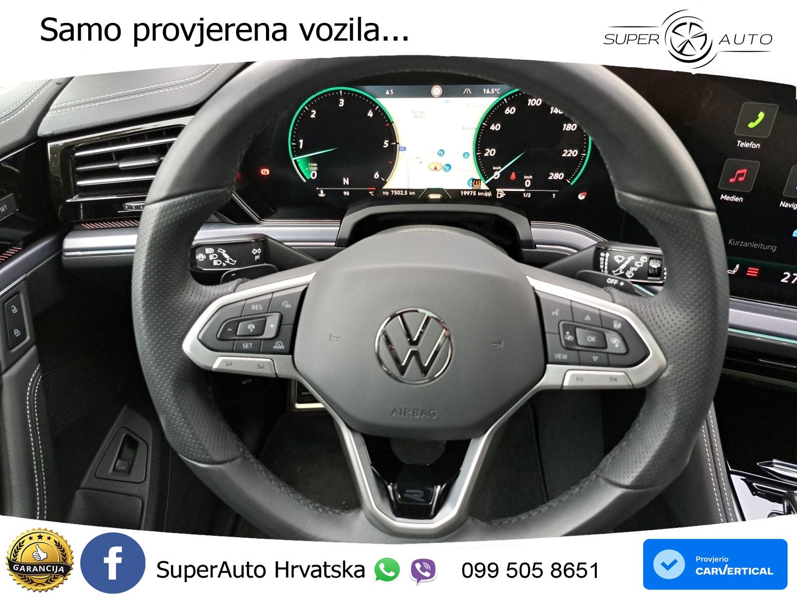 Volkswagen Touareg 3.0 V6 TDI (286 KS) 4MOTION Tiptronic R-Line ZRAČNI+ACC+GR SJED+KAM+PANO