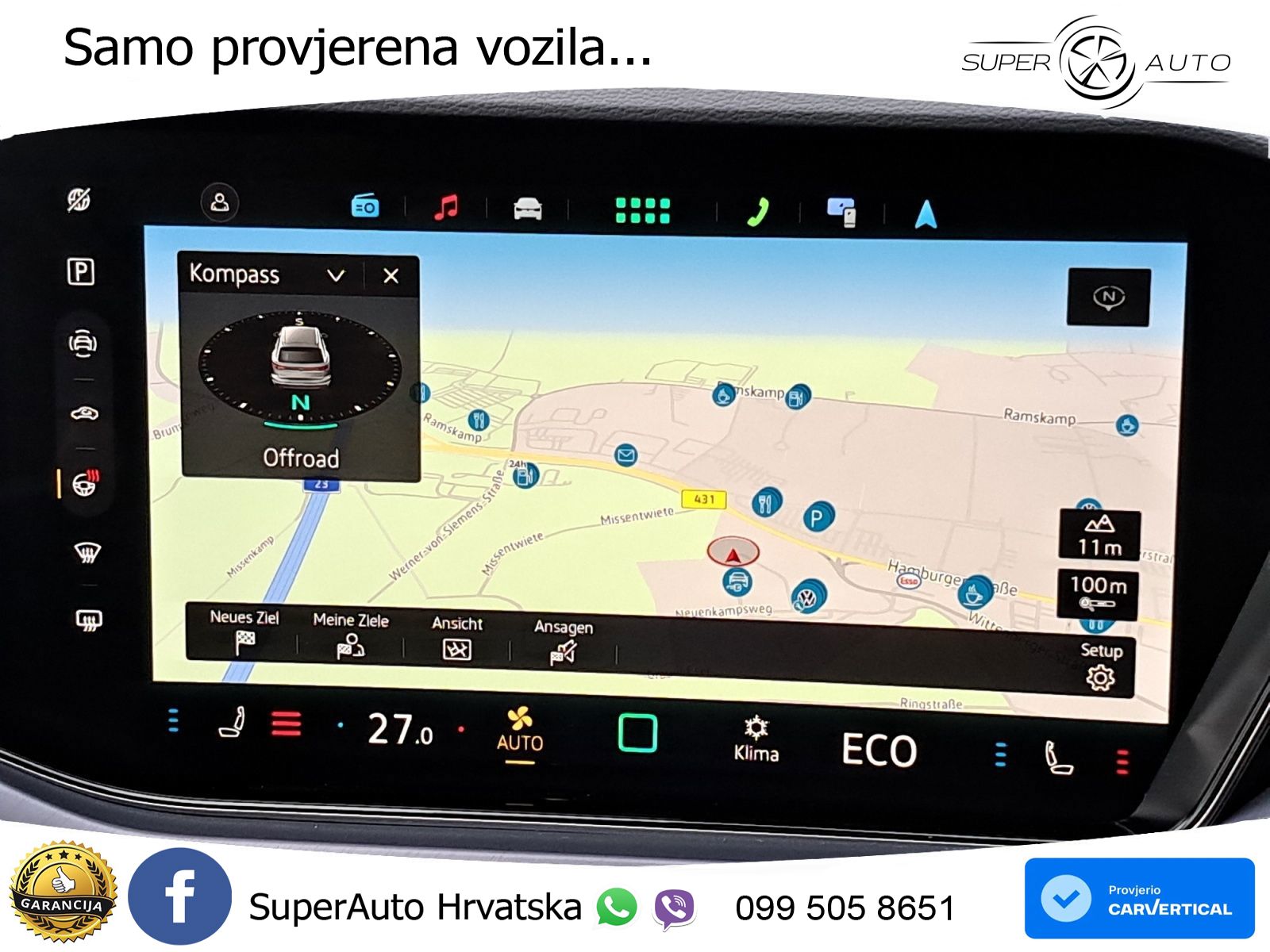 Volkswagen Touareg 3.0 V6 TDI (286 KS) 4MOTION Tiptronic R-Line ZRAČNI+ACC+GR SJED+KAM+PANO