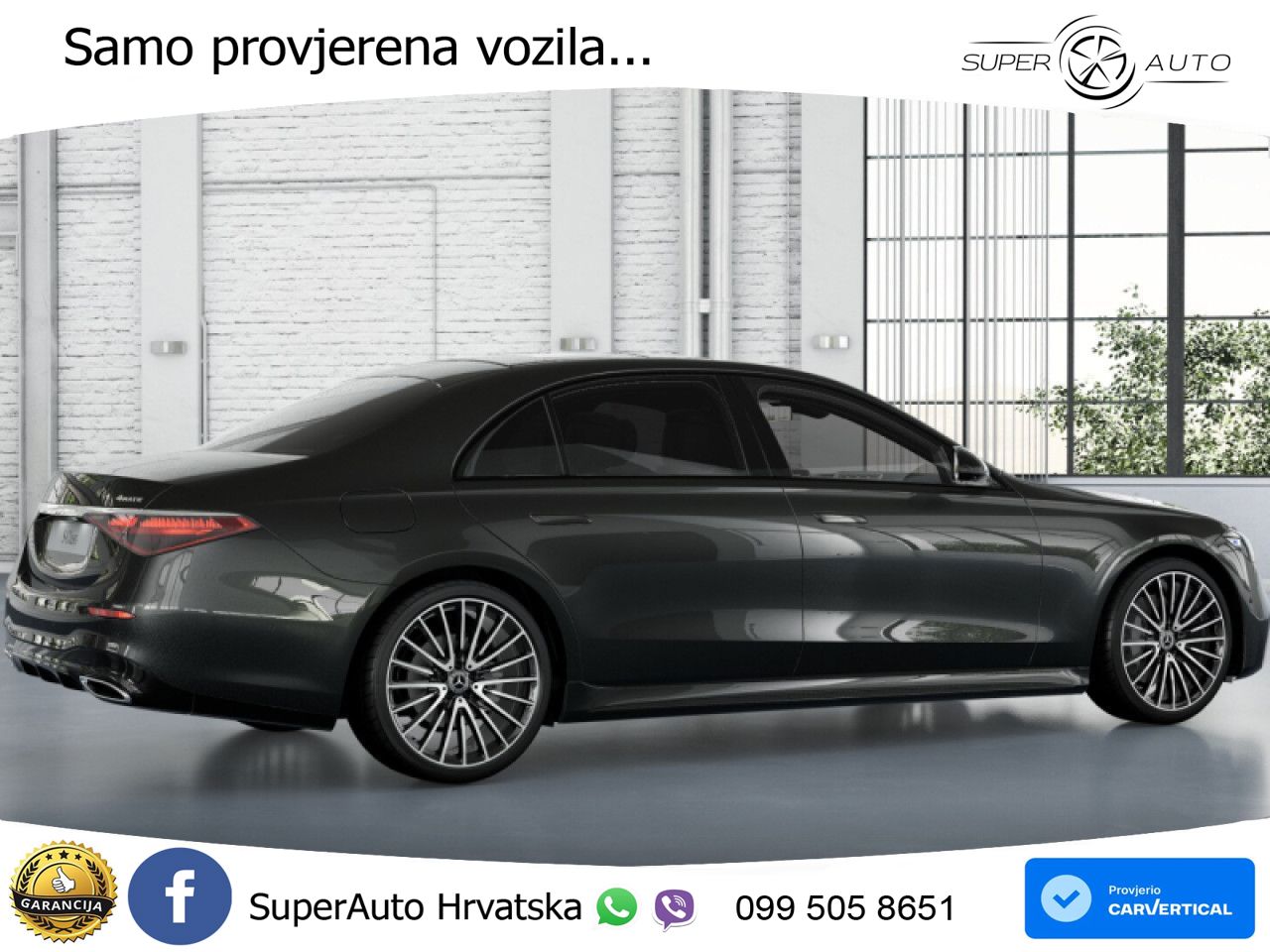 Mercedes S 450d (367 KS) EQ Boost 4MATIC 9G-TRONIC AMG LED+GR SJED+ACC