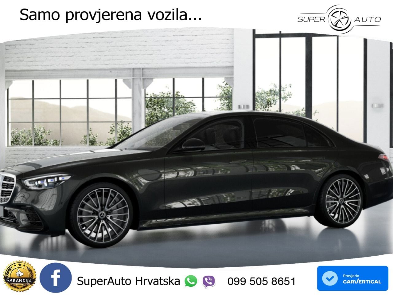 Mercedes S 450d (367 KS) EQ Boost 4MATIC 9G-TRONIC AMG LED+GR SJED+ACC
