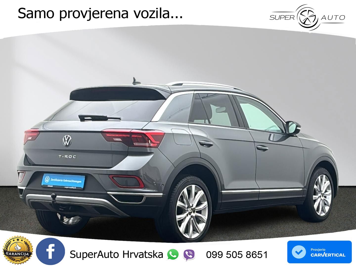 Volkswagen T-Roc 1.5 TSI (150 KS) DSG LED+GR SJED+ACC