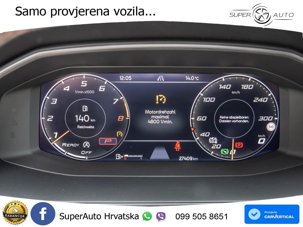 Cupra Formentor VZ5 2.5 TSI (390 KS) 4Drive DSG MATRIX+GR SJED+KAM