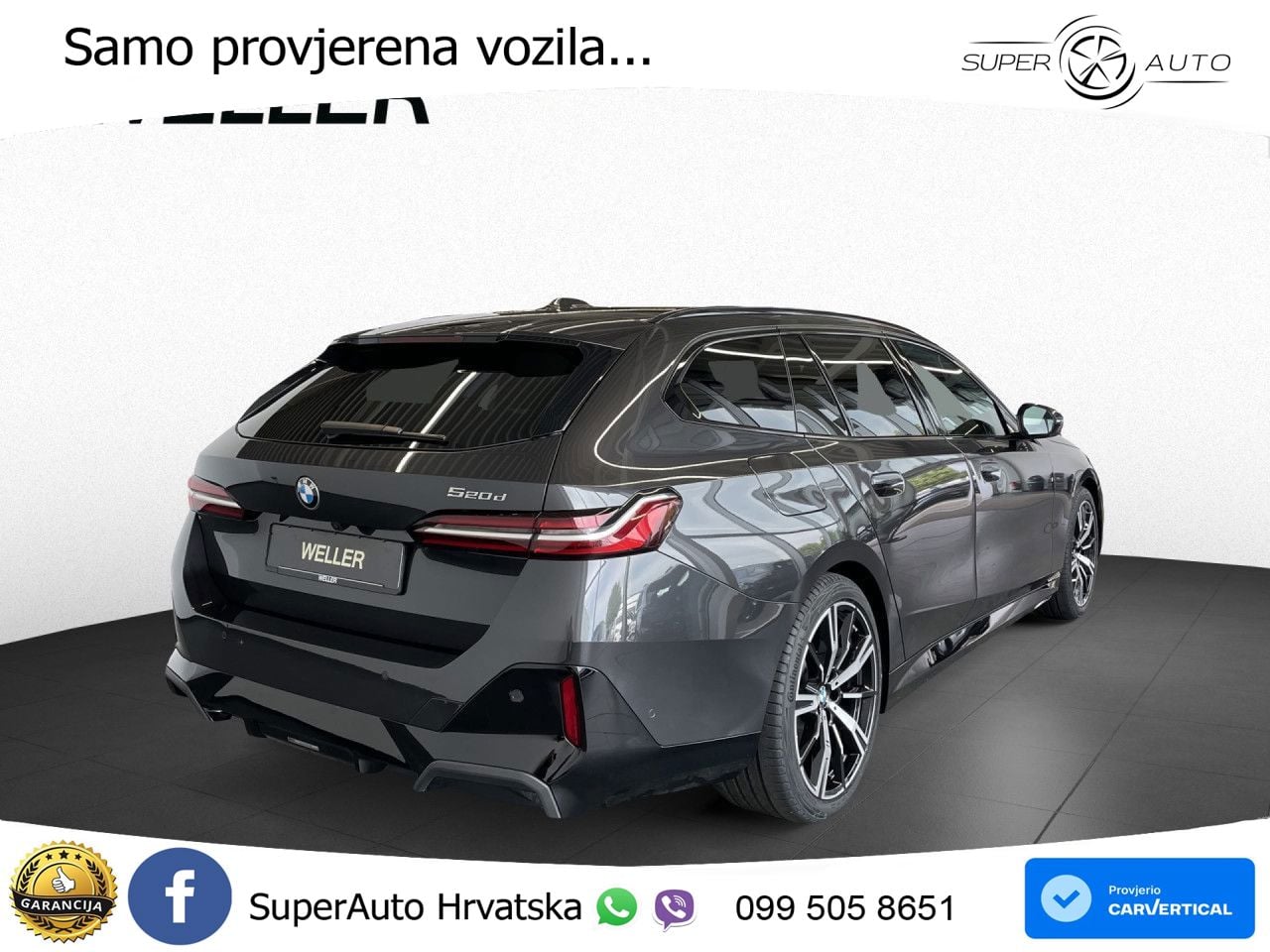 BMW 520d Touring (197 KS) Steptronic M Sport LED+GR SJED+ACC