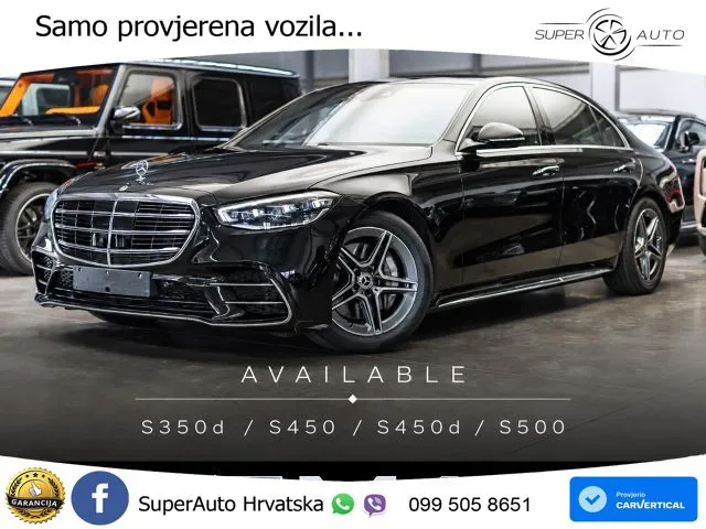 Mercedes S 350d Long (313 KS) EQ Boost 4MATIC 9G-TRONIC AMG LED+GR SJED+ACC