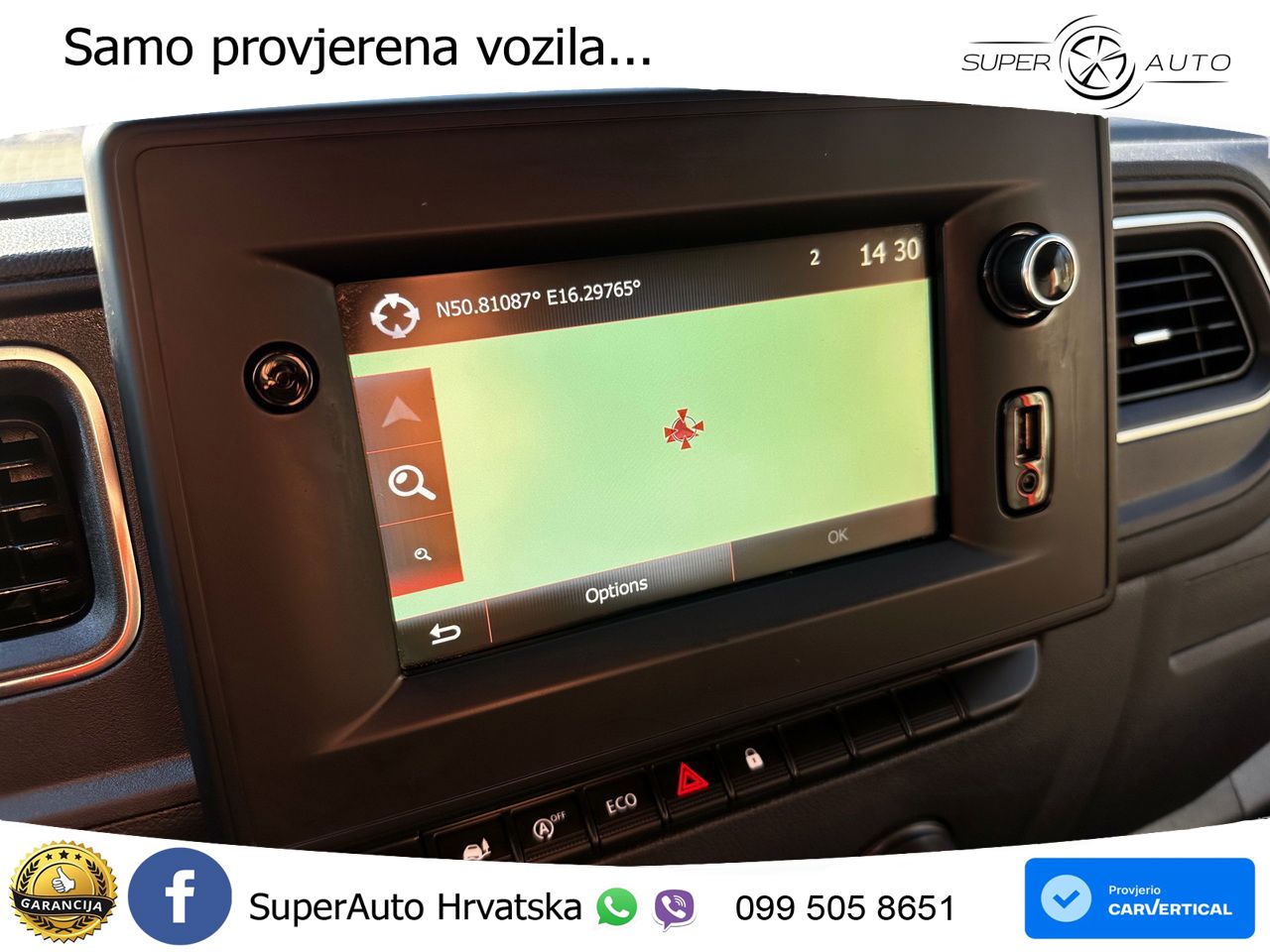 Renault MASTER KÜHLKASTENWAGEN -10C TEMPOMAT NAVIGATION 150 KS