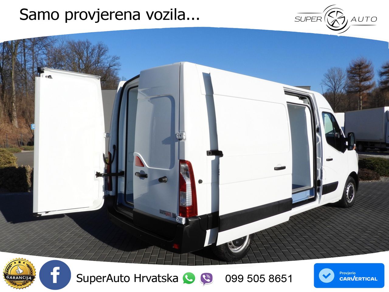 Renault MASTER KÜHLKASTENWAGEN -10C TEMPOMAT NAVIGATION 150 KS