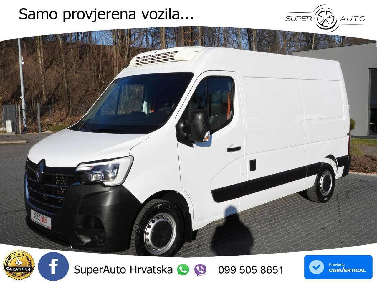 Renault MASTER KÜHLKASTENWAGEN -10C TEMPOMAT NAVIGATION 150 KS