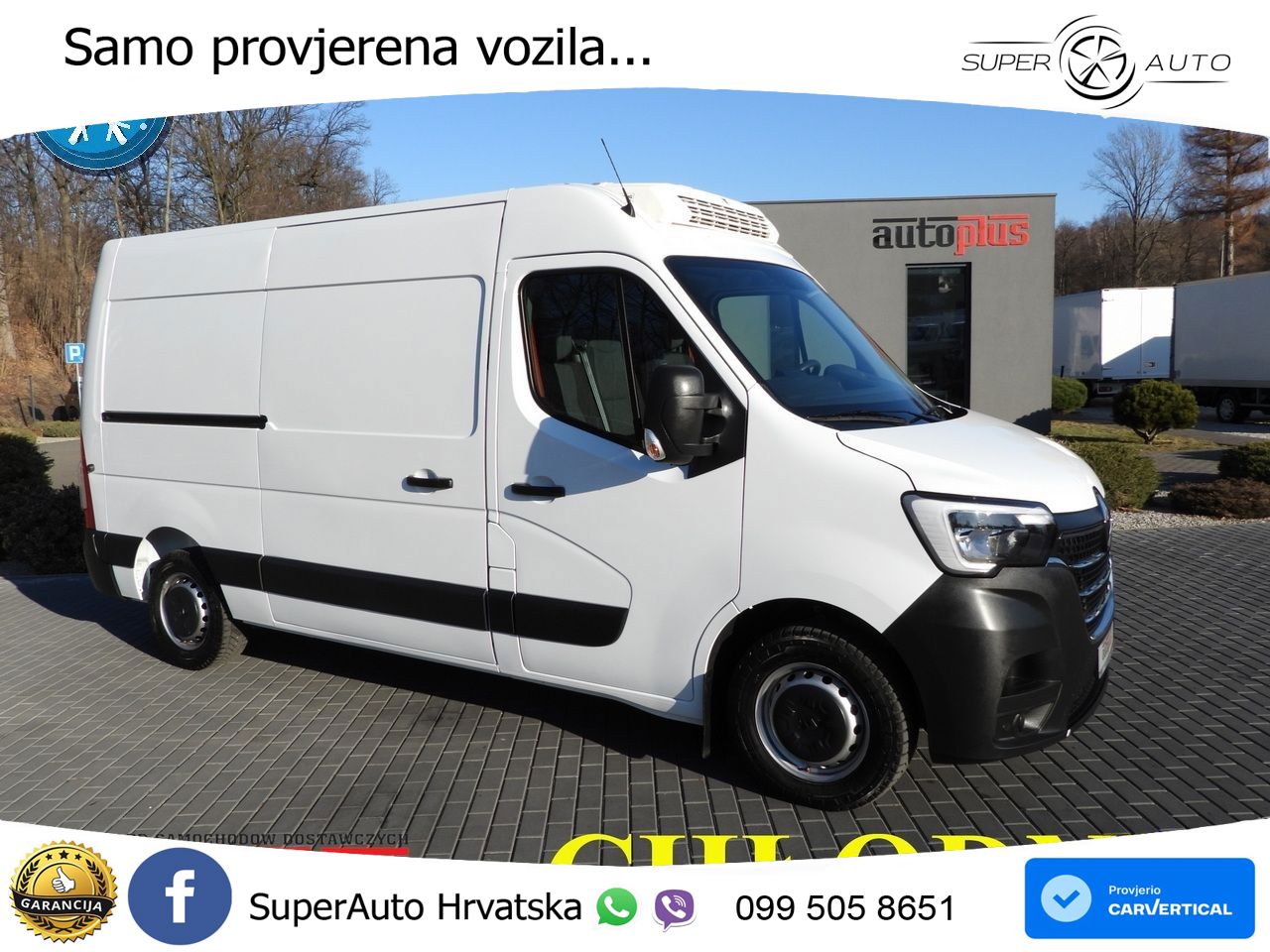 Renault MASTER KÜHLKASTENWAGEN -10C TEMPOMAT NAVIGATION 150 KS