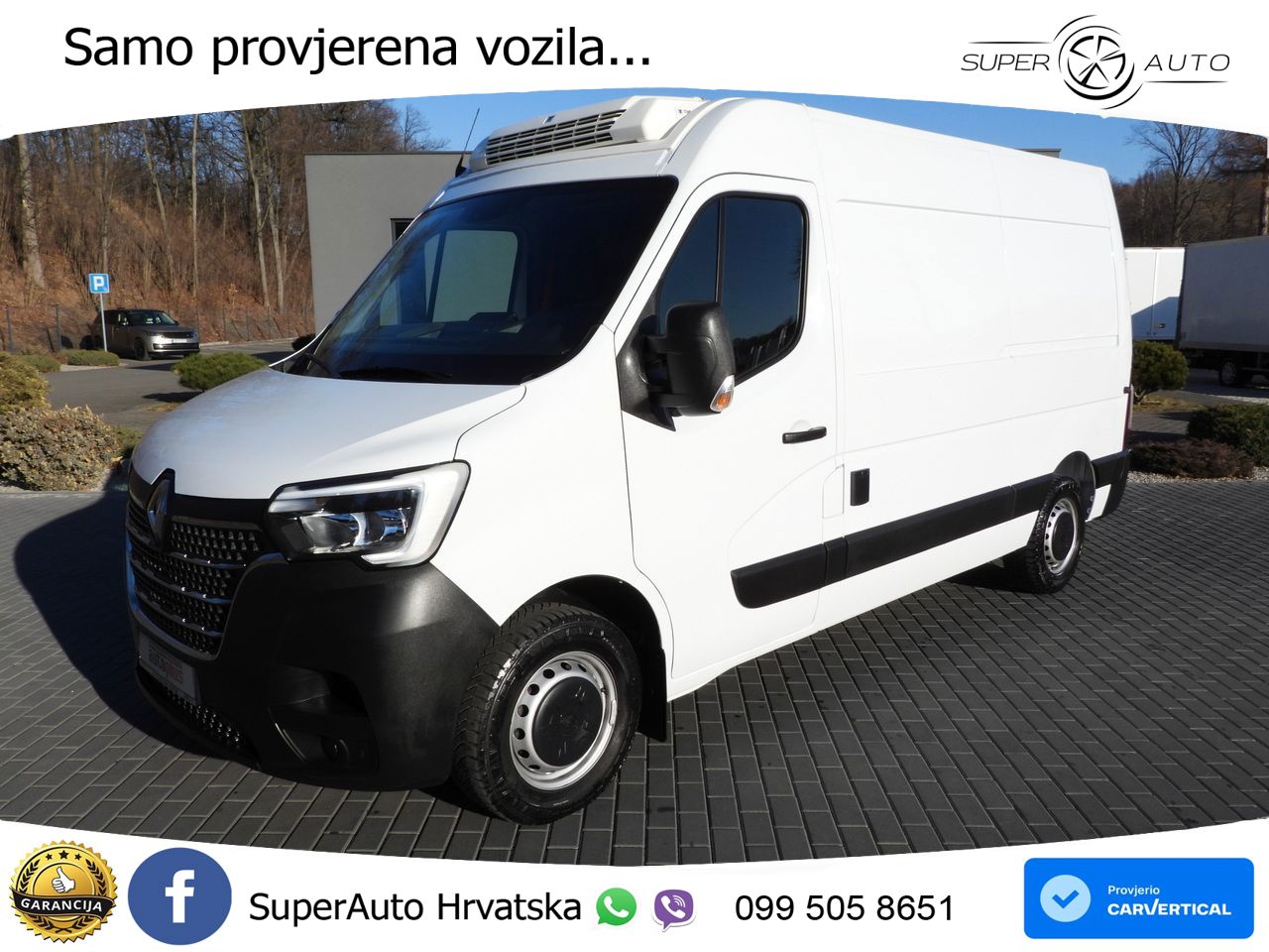 Renault MASTER KÜHLKASTENWAGEN -10C TEMPOMAT NAVIGATION 150 KS