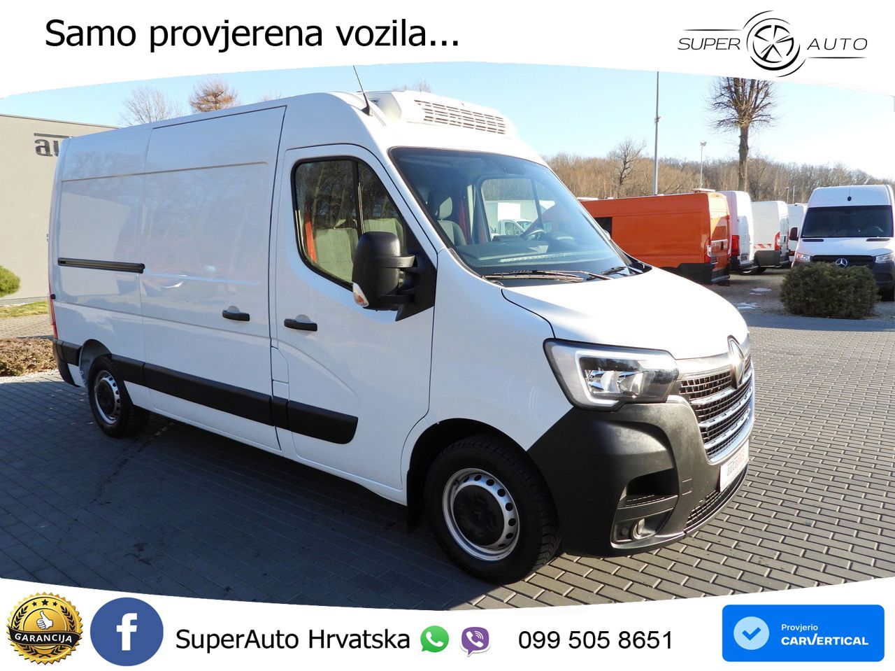 Renault MASTER KÜHLKASTENWAGEN -10C TEMPOMAT NAVIGATION 150 KS