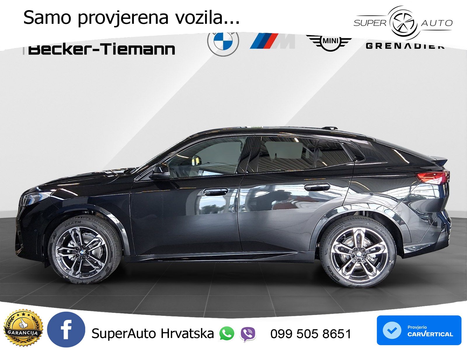 BMW iX2 66.5 kWh (204 KS) eDrive20 LED+GR SJED+ACC