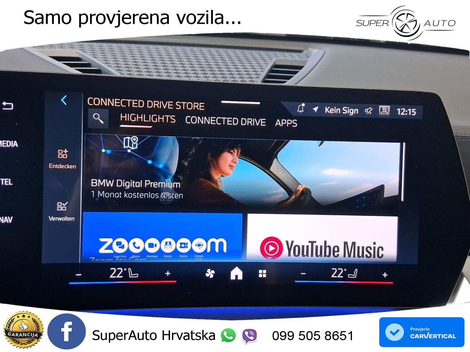BMW iX2 66.5 kWh (204 KS) eDrive20 LED+GR SJED+ACC