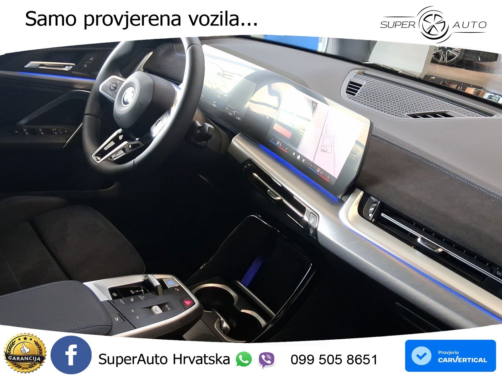 BMW iX2 66.5 kWh (204 KS) eDrive20 LED+GR SJED+ACC