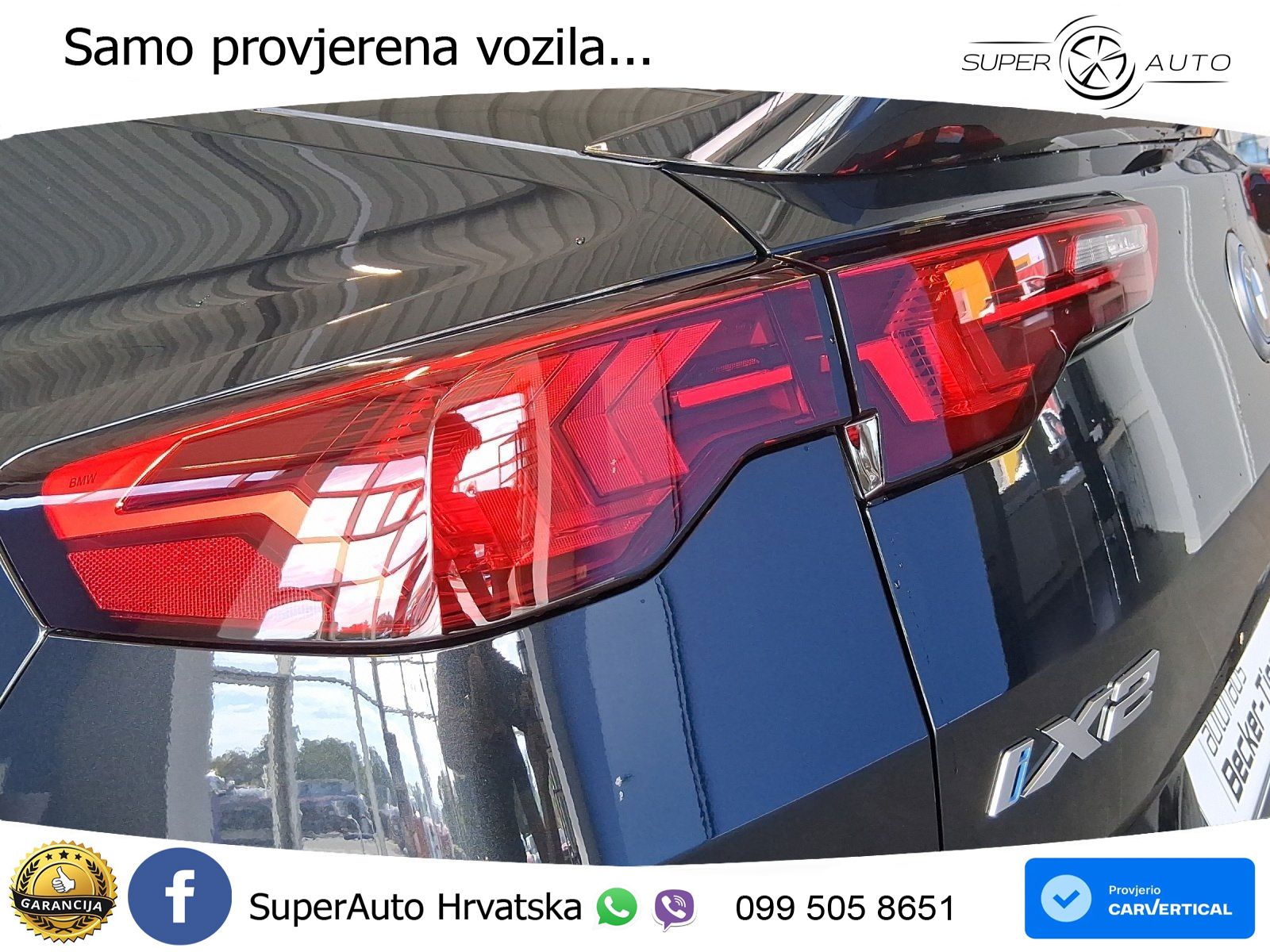 BMW iX2 66.5 kWh (204 KS) eDrive20 LED+GR SJED+ACC