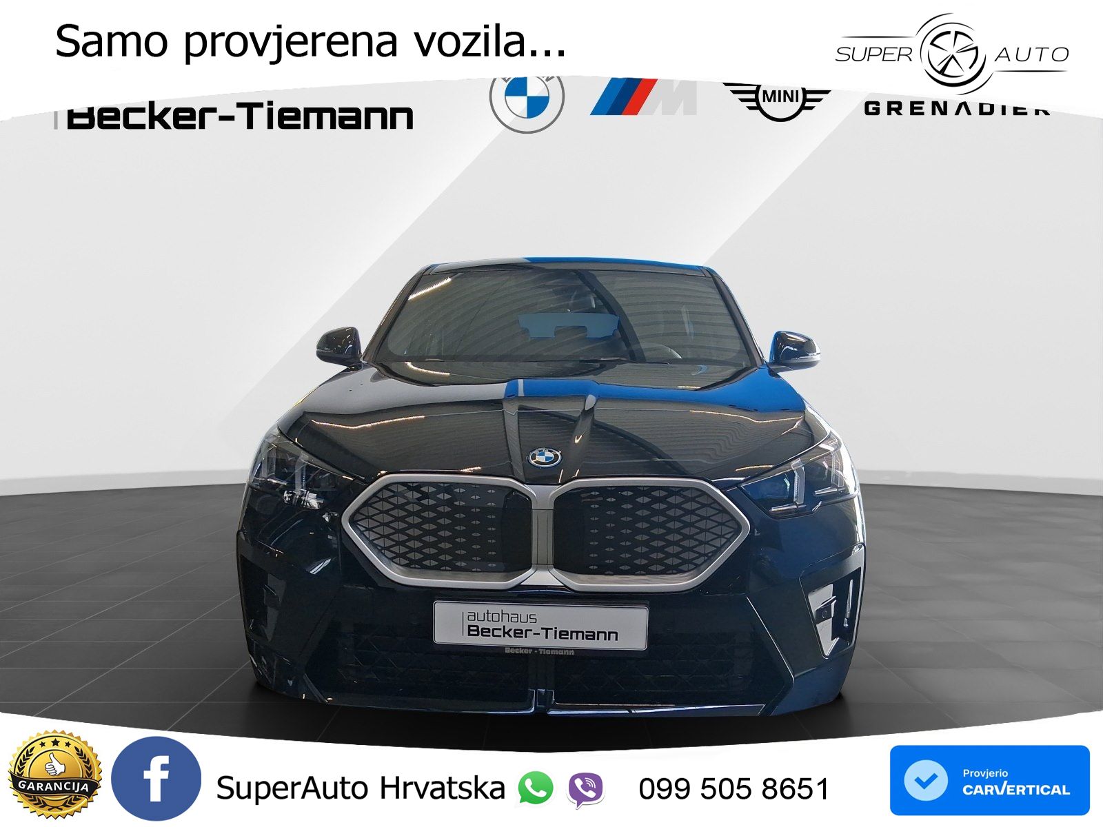 BMW iX2 66.5 kWh (204 KS) eDrive20 LED+GR SJED+ACC