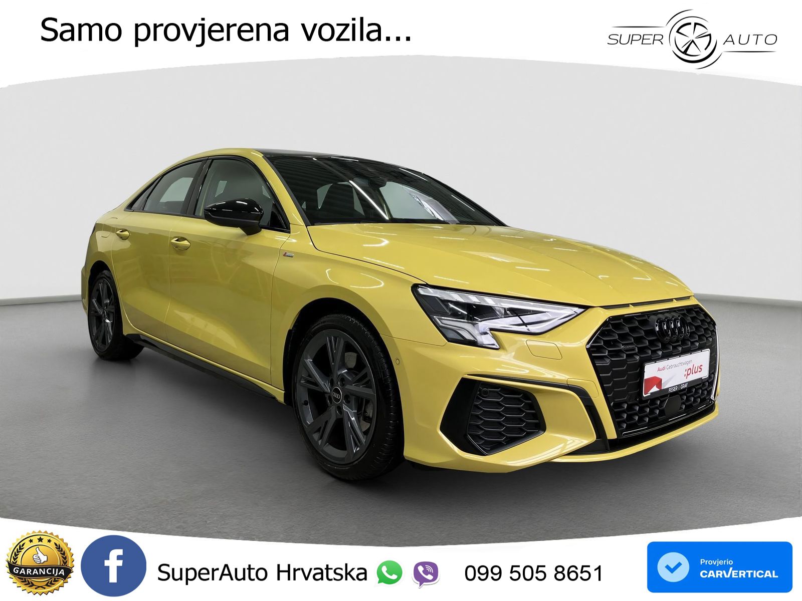 Audi A3 Limuzina 40 TFSI (190 KS) quattro S tronic S line