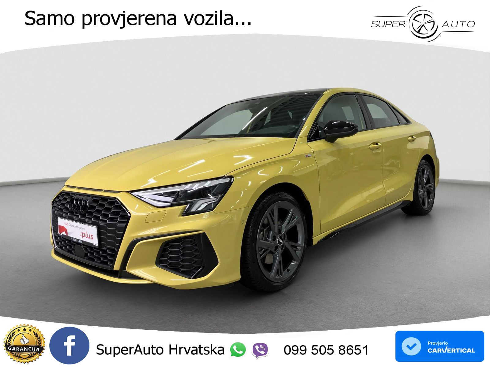 Audi A3 Limuzina 40 TFSI (190 KS) quattro S tronic S line