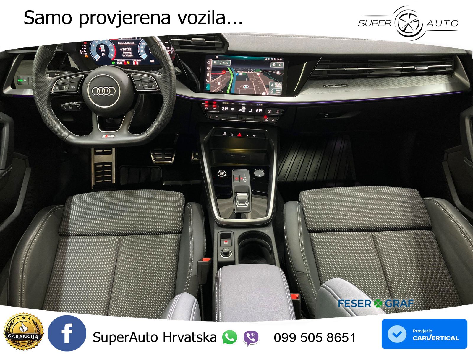 Audi A3 Limuzina 40 TFSI (190 KS) quattro S tronic S line