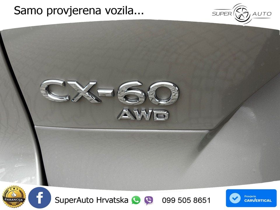 Mazda CX-60 3.3 e-Skyactiv D (254 KS) AWD Automatic MATRIX+GR SJED+KAM