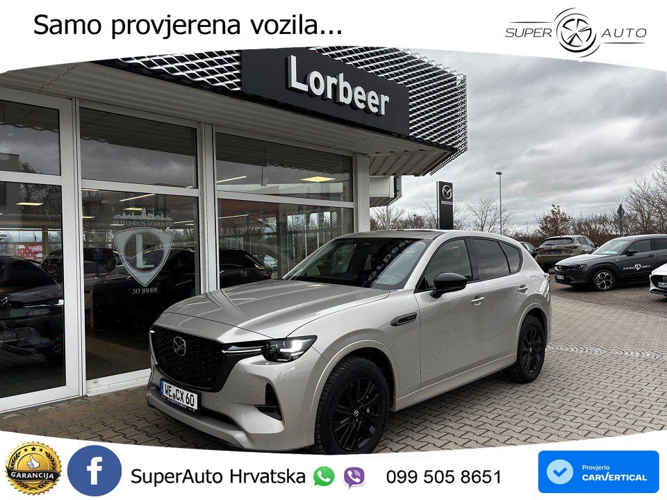 Mazda CX-60 3.3 e-Skyactiv D (254 KS) AWD Automatic MATRIX+GR SJED+KAM
