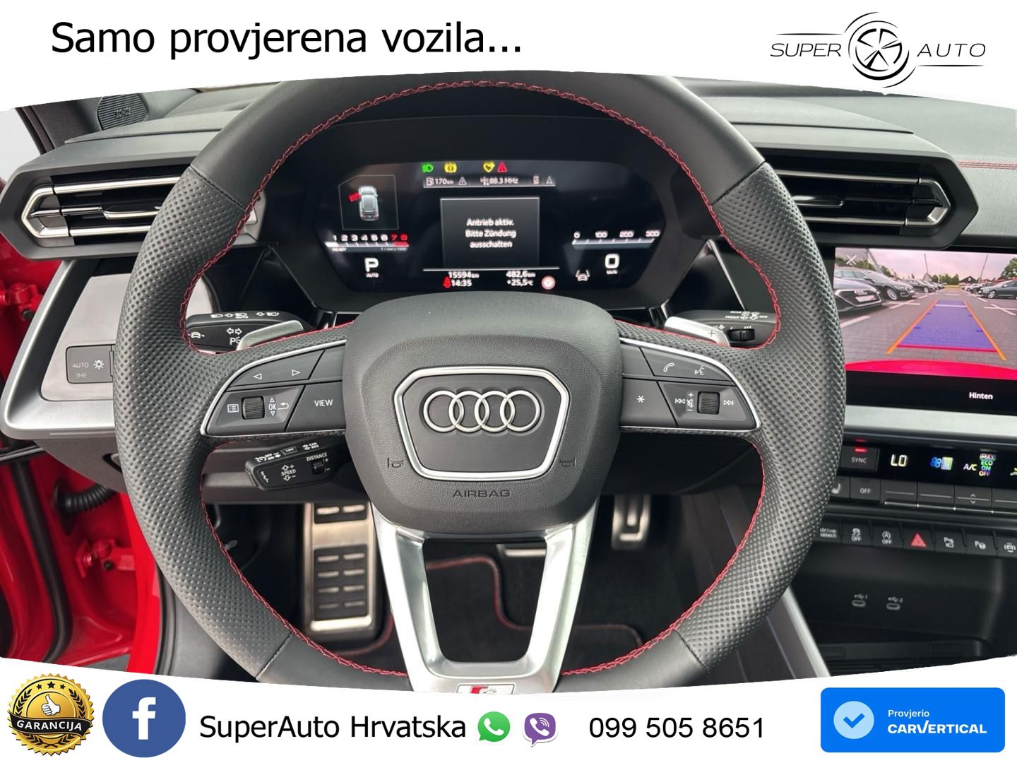 Audi S3 2.0 TFSI (333 KS) quattro S tronic MATRIX+GR SJED+KAM