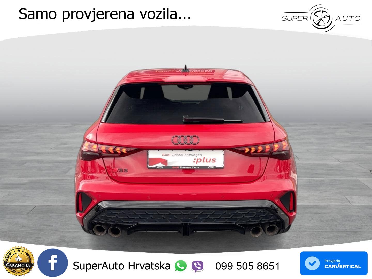 Audi S3 2.0 TFSI (333 KS) quattro S tronic MATRIX+GR SJED+KAM