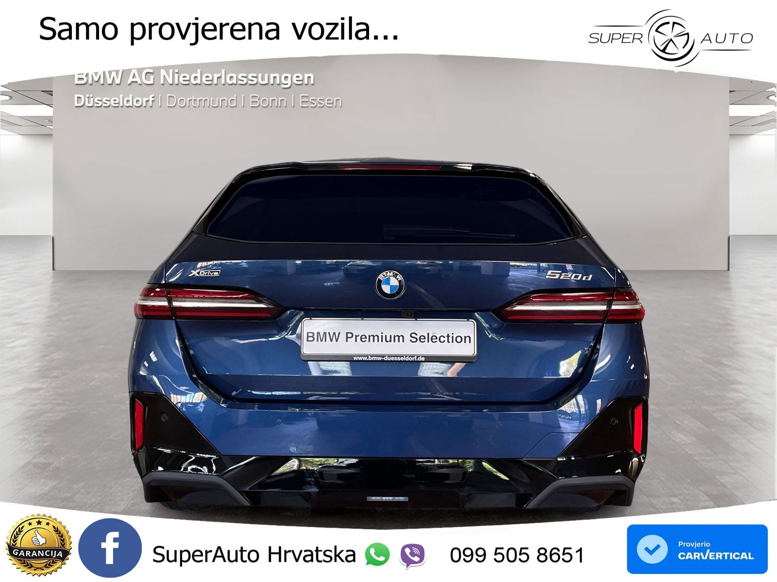 BMW 520d Touring (197 KS) xDrive Steptronic M Sport LED+GR SJED+ACC