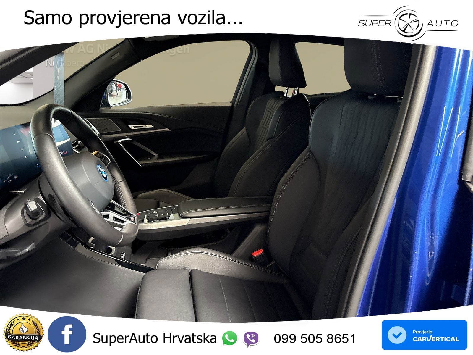 BMW iX2 66.5 kWh (313 KS) xDrive30 M Sport LED+GR SJED+ACC