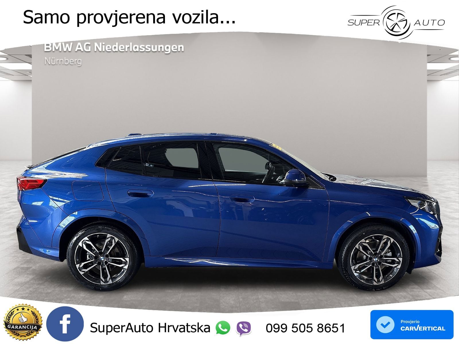 BMW iX2 66.5 kWh (313 KS) xDrive30 M Sport LED+GR SJED+ACC