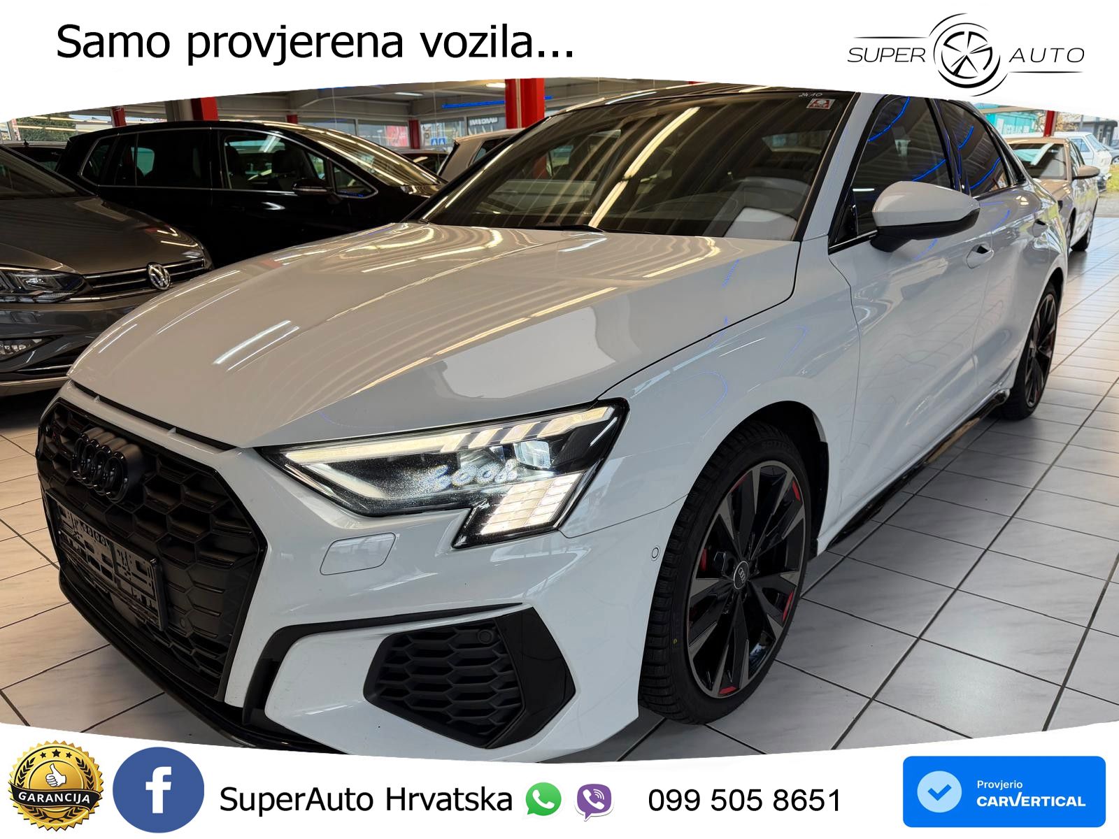 Audi S3 Limuzina 2.0 TFSI (310 KS) quattro S tronic LED+GR SJED+ACC