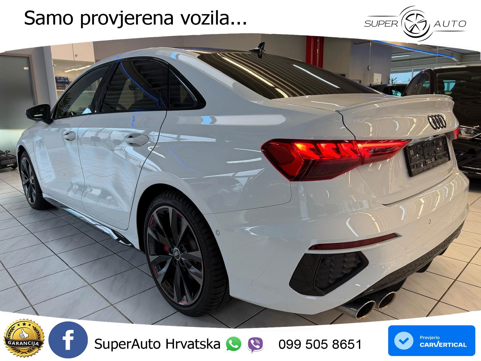 Audi S3 Limuzina 2.0 TFSI (310 KS) quattro S tronic LED+GR SJED+ACC