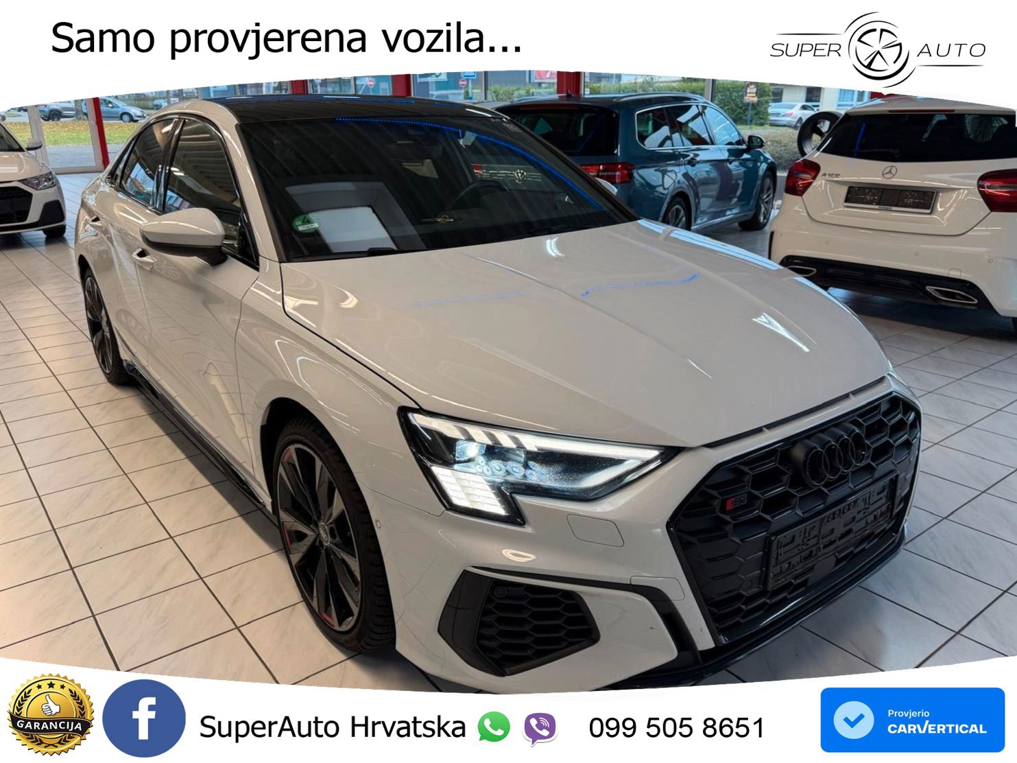 Audi S3 Limuzina 2.0 TFSI (310 KS) quattro S tronic LED+GR SJED+ACC