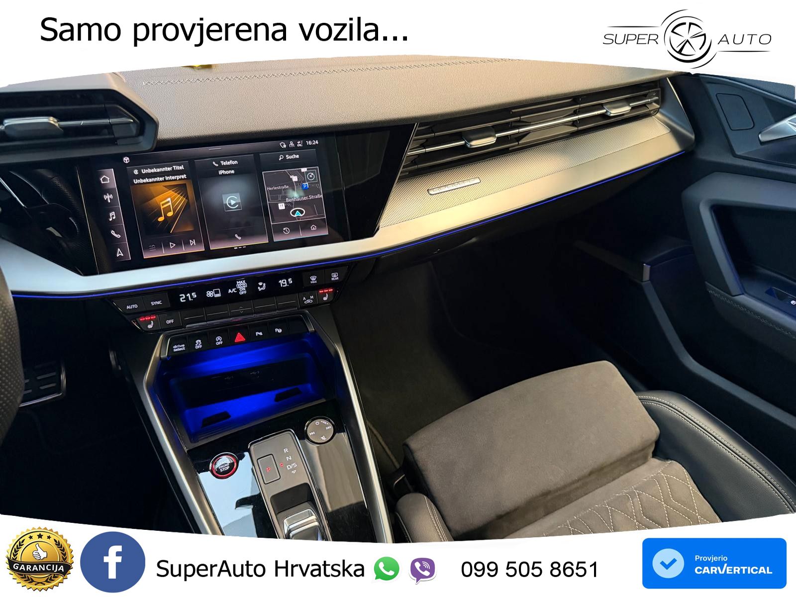 Audi S3 Limuzina 2.0 TFSI (310 KS) quattro S tronic LED+GR SJED+ACC