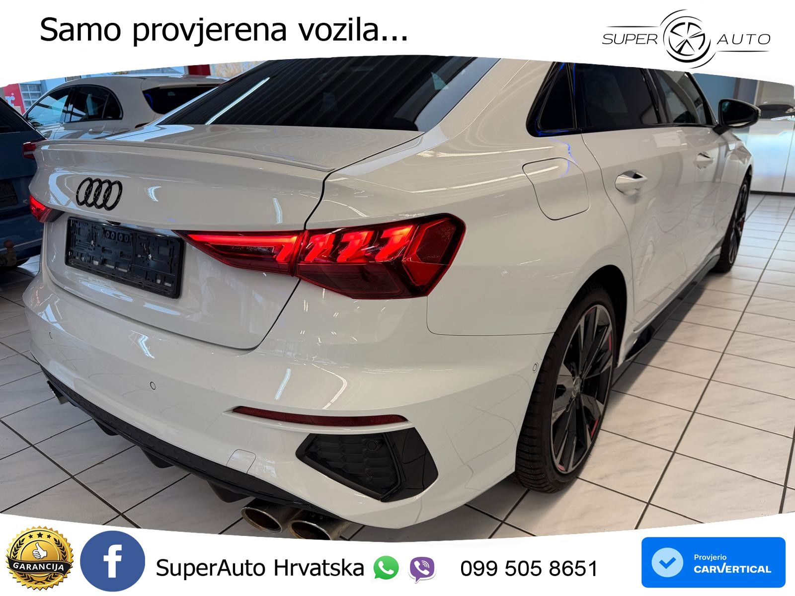 Audi S3 Limuzina 2.0 TFSI (310 KS) quattro S tronic LED+GR SJED+ACC