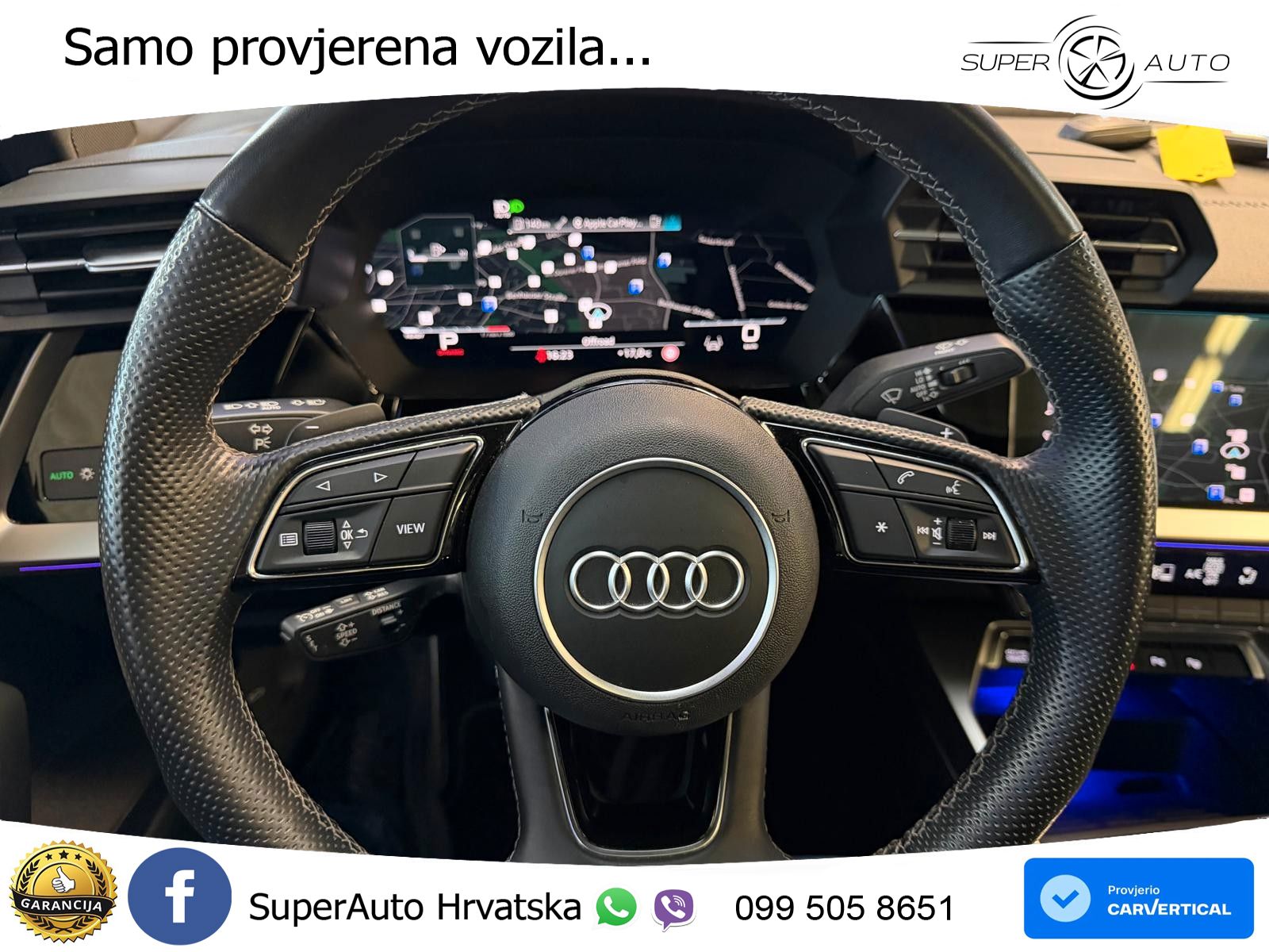 Audi S3 Limuzina 2.0 TFSI (310 KS) quattro S tronic LED+GR SJED+ACC