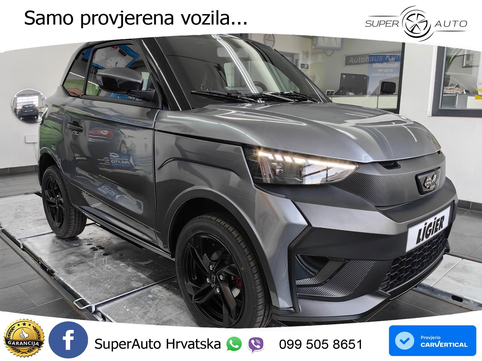Ligier JS50 L7e 12.42 kWh (8 KS) Elite