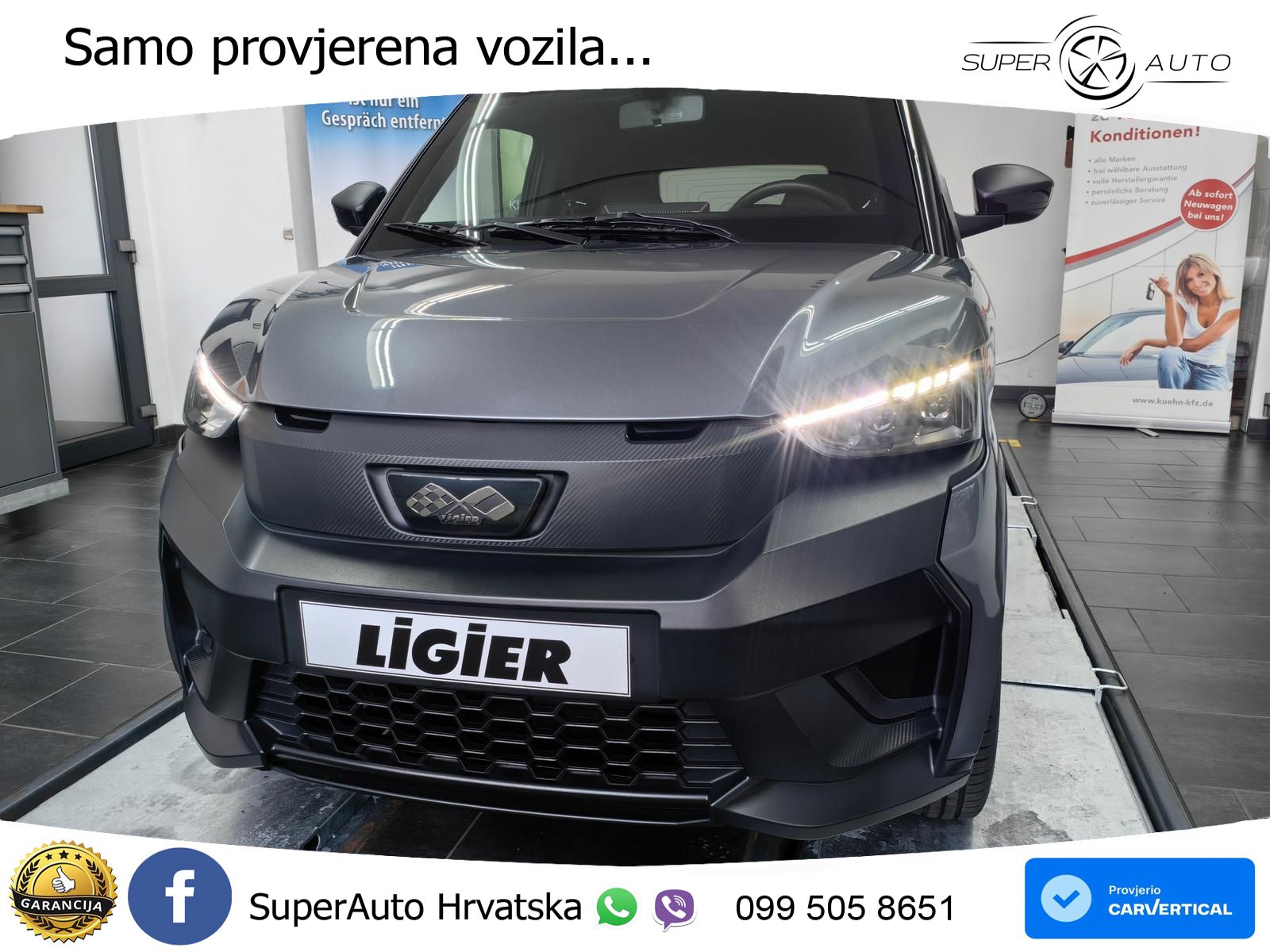 Ligier JS50 L7e 12.42 kWh (8 KS) Elite