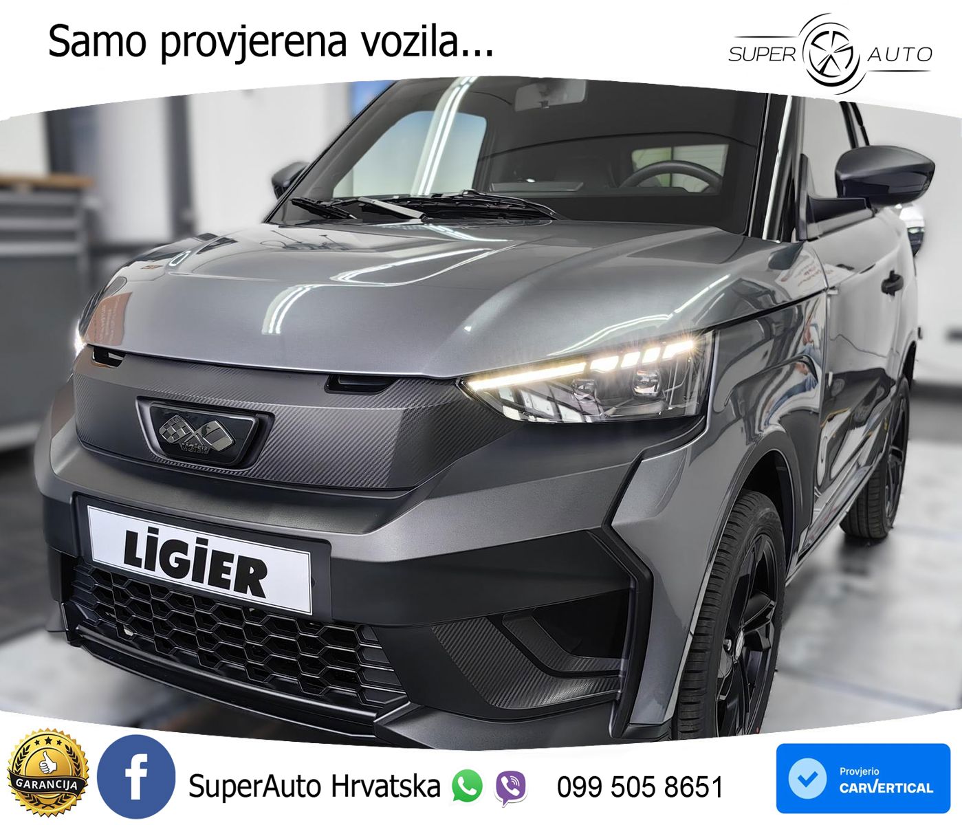 Ligier JS50 L7e 12.42 kWh (8 KS) Elite