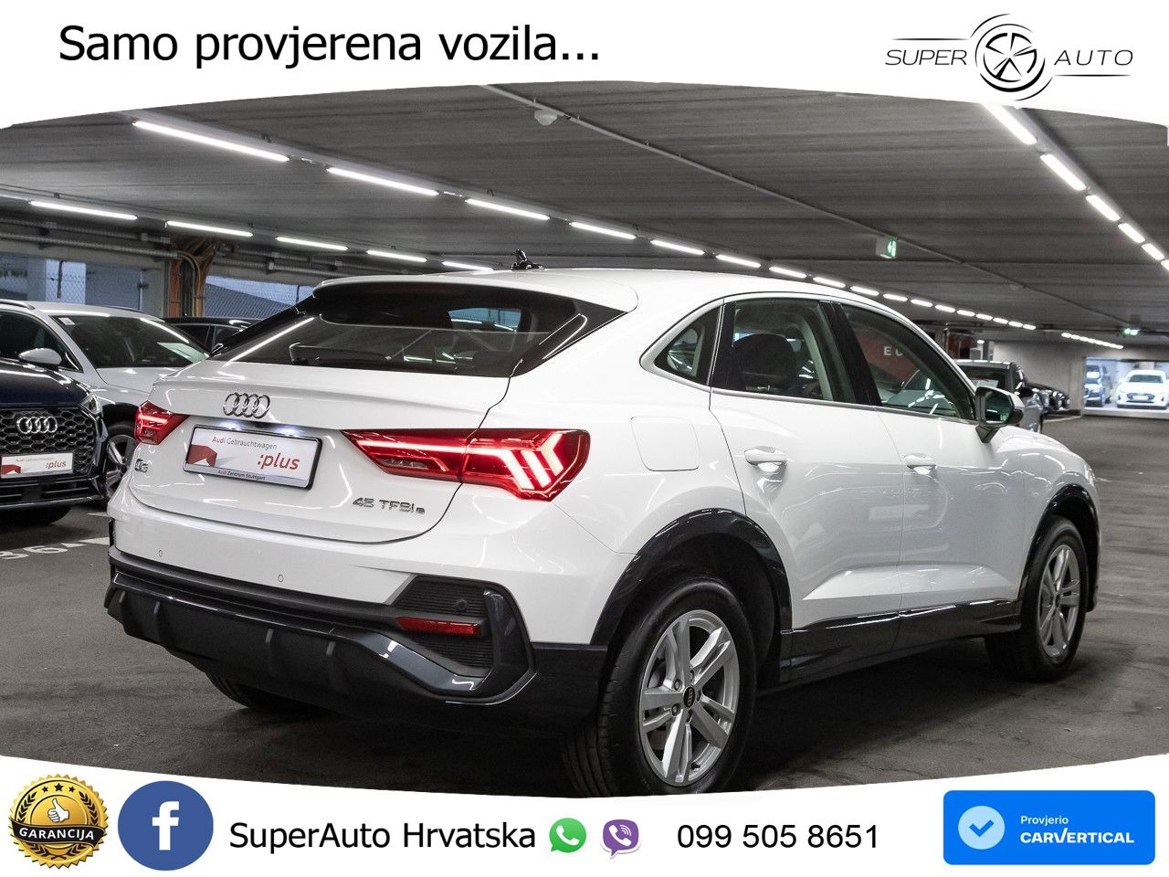 Audi Q3 Sportback 45 TFSIe (245 KS) S tronic LED+GR SJED+ACC