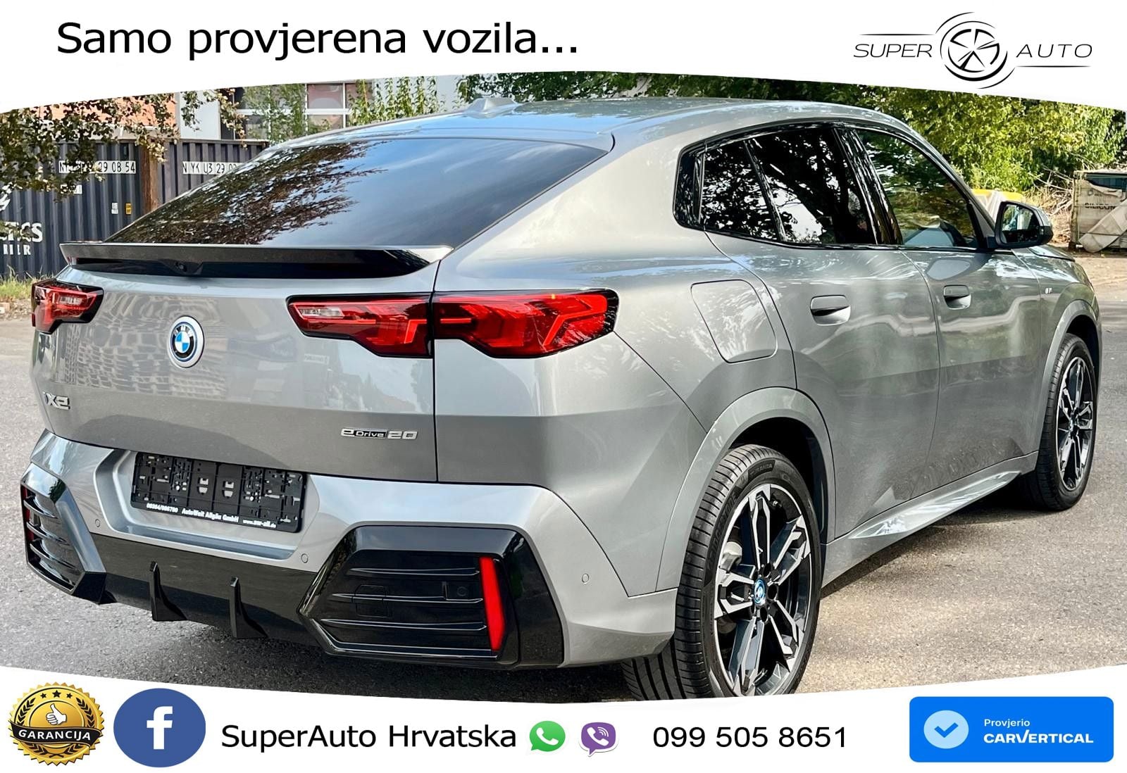BMW iX2 66.5 kWh (204 KS) eDrive20