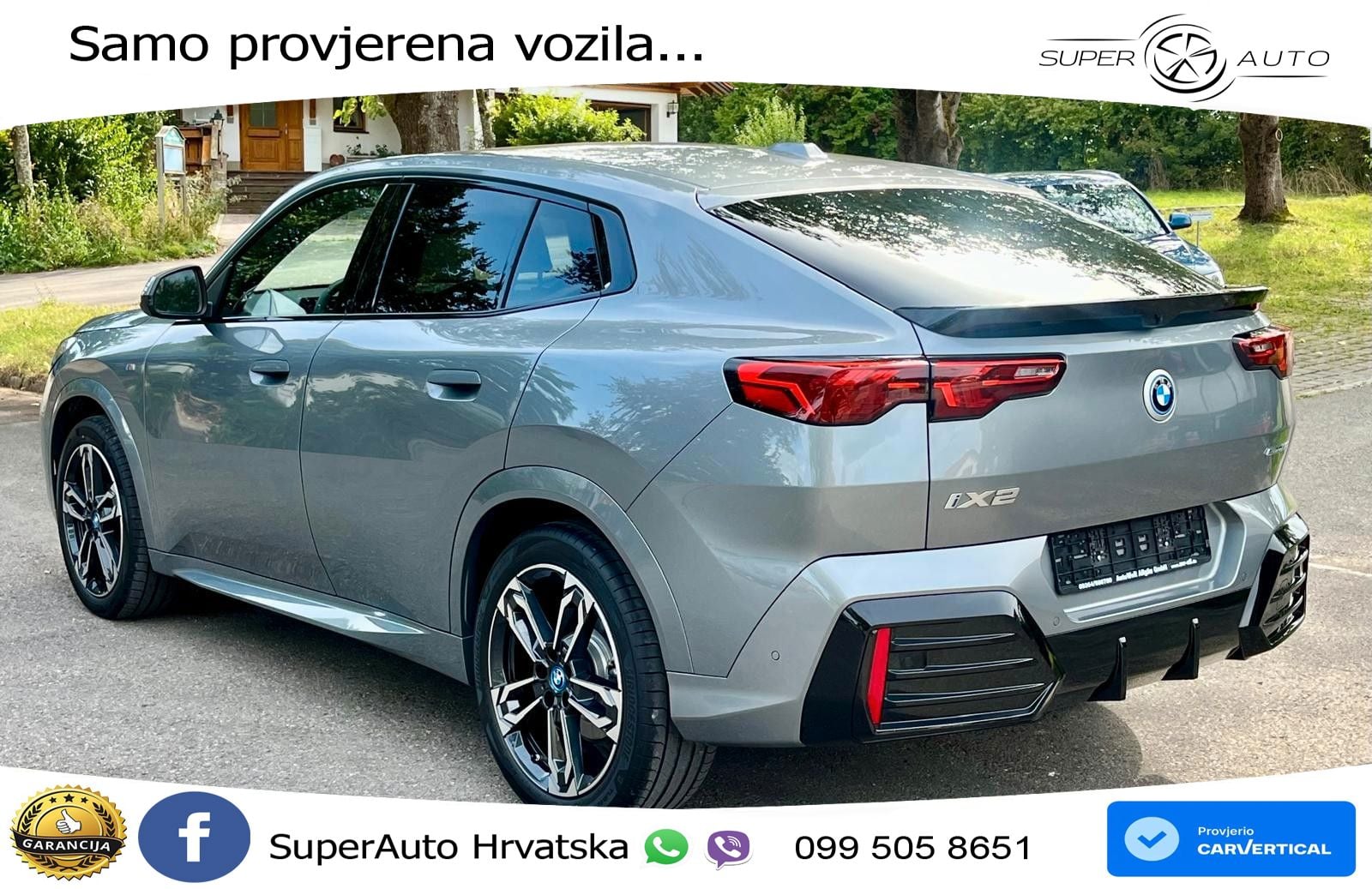 BMW iX2 66.5 kWh (204 KS) eDrive20
