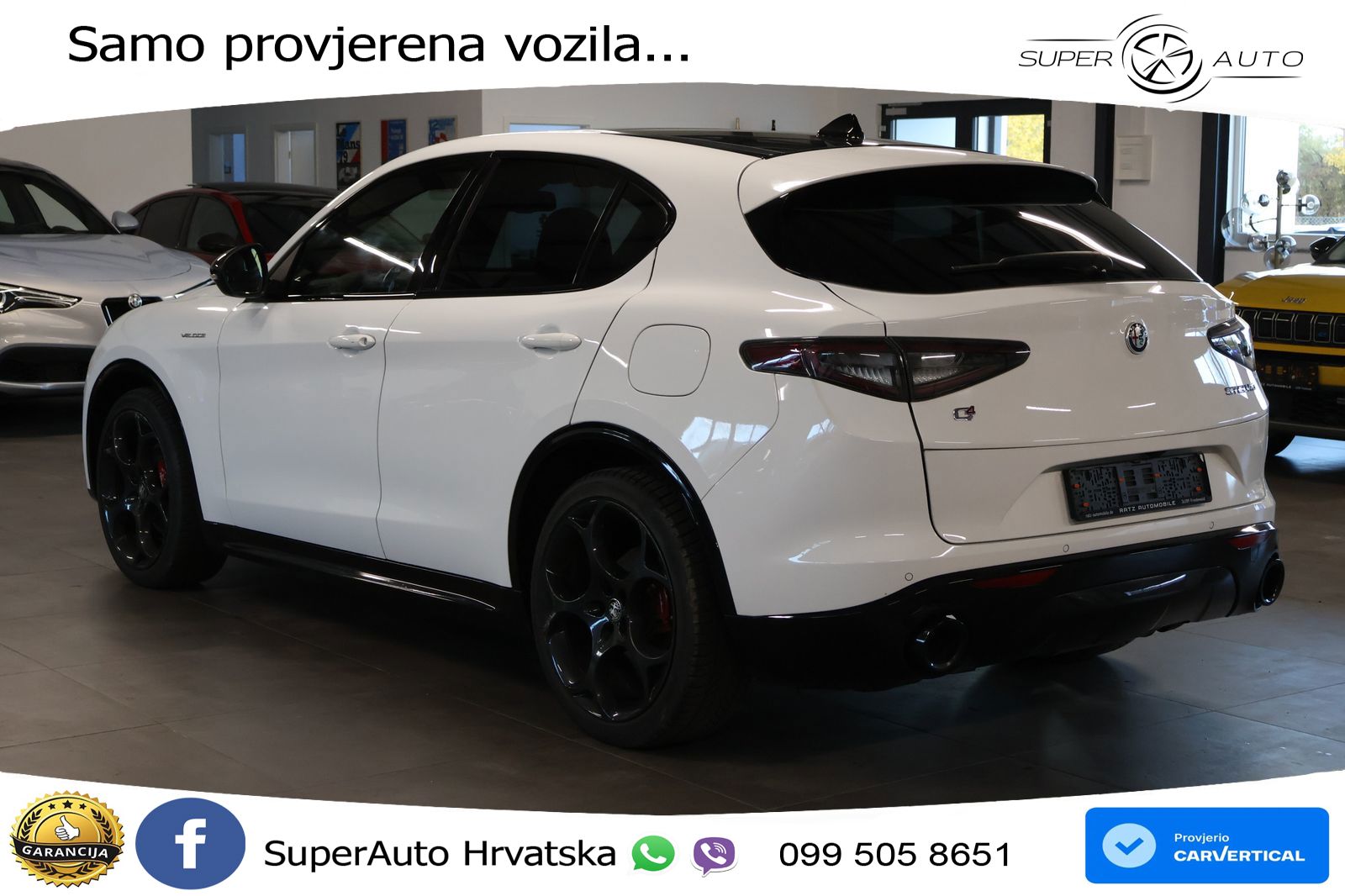 Alfa Romeo Stelvio 2.2 MultiJet II (210 KS) Q4 Automatic MATRIX+GR SJED+KAM