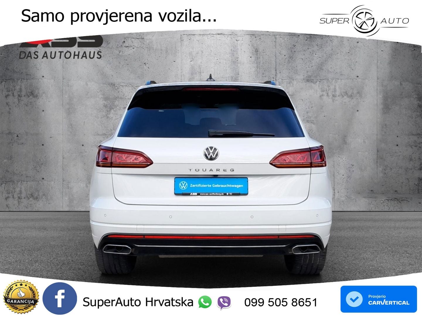 Volkswagen Touareg 3.0 V6 TDI (286 KS) 4MOTION Tiptronic R-Line ZRAČNI+ACC+GR SJED+KAM