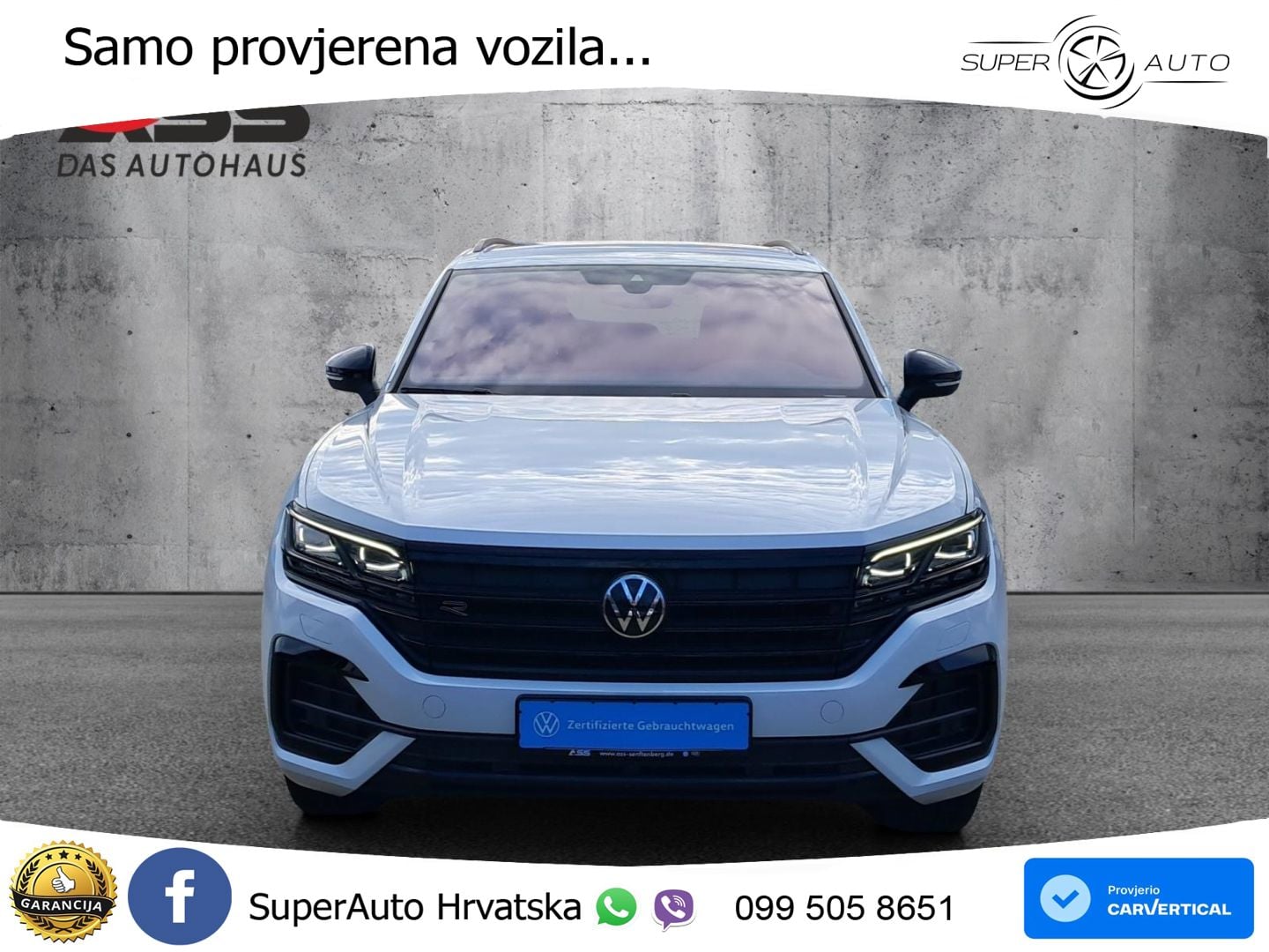 Volkswagen Touareg 3.0 V6 TDI (286 KS) 4MOTION Tiptronic R-Line ZRAČNI+ACC+GR SJED+KAM