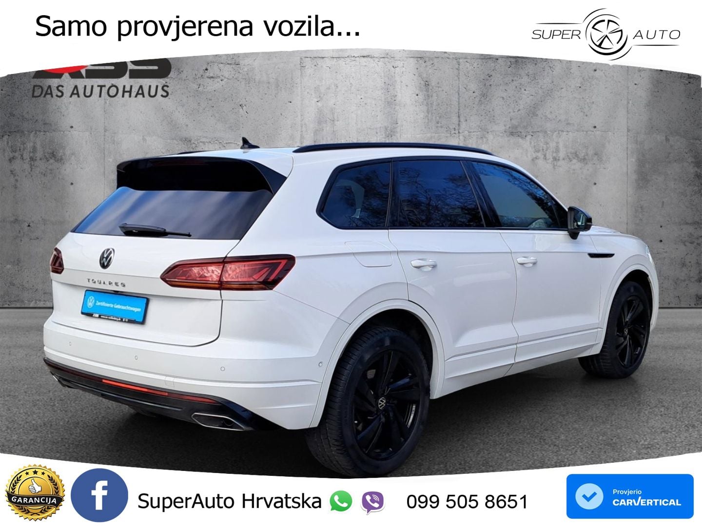 Volkswagen Touareg 3.0 V6 TDI (286 KS) 4MOTION Tiptronic R-Line ZRAČNI+ACC+GR SJED+KAM