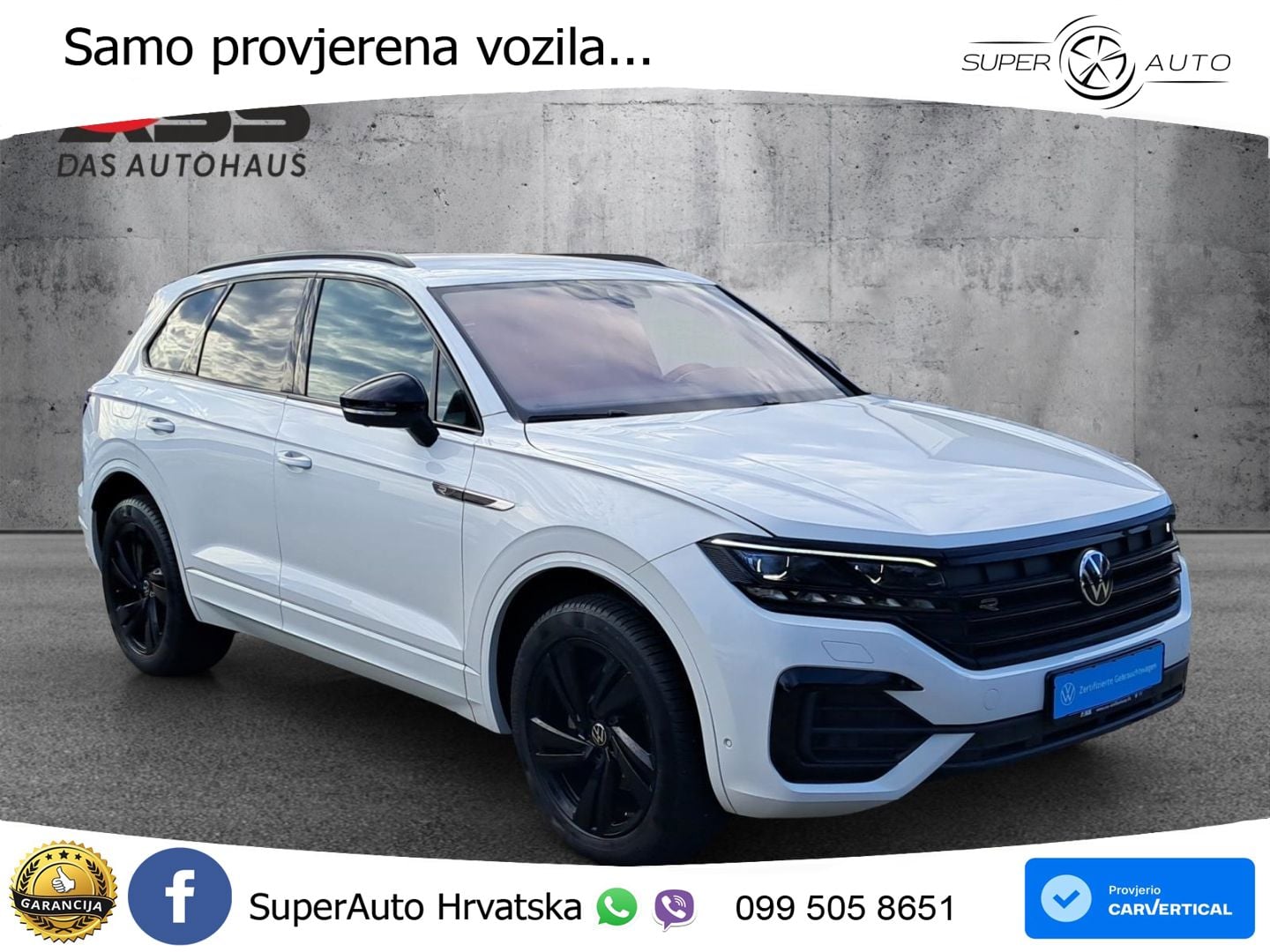 Volkswagen Touareg 3.0 V6 TDI (286 KS) 4MOTION Tiptronic R-Line ZRAČNI+ACC+GR SJED+KAM