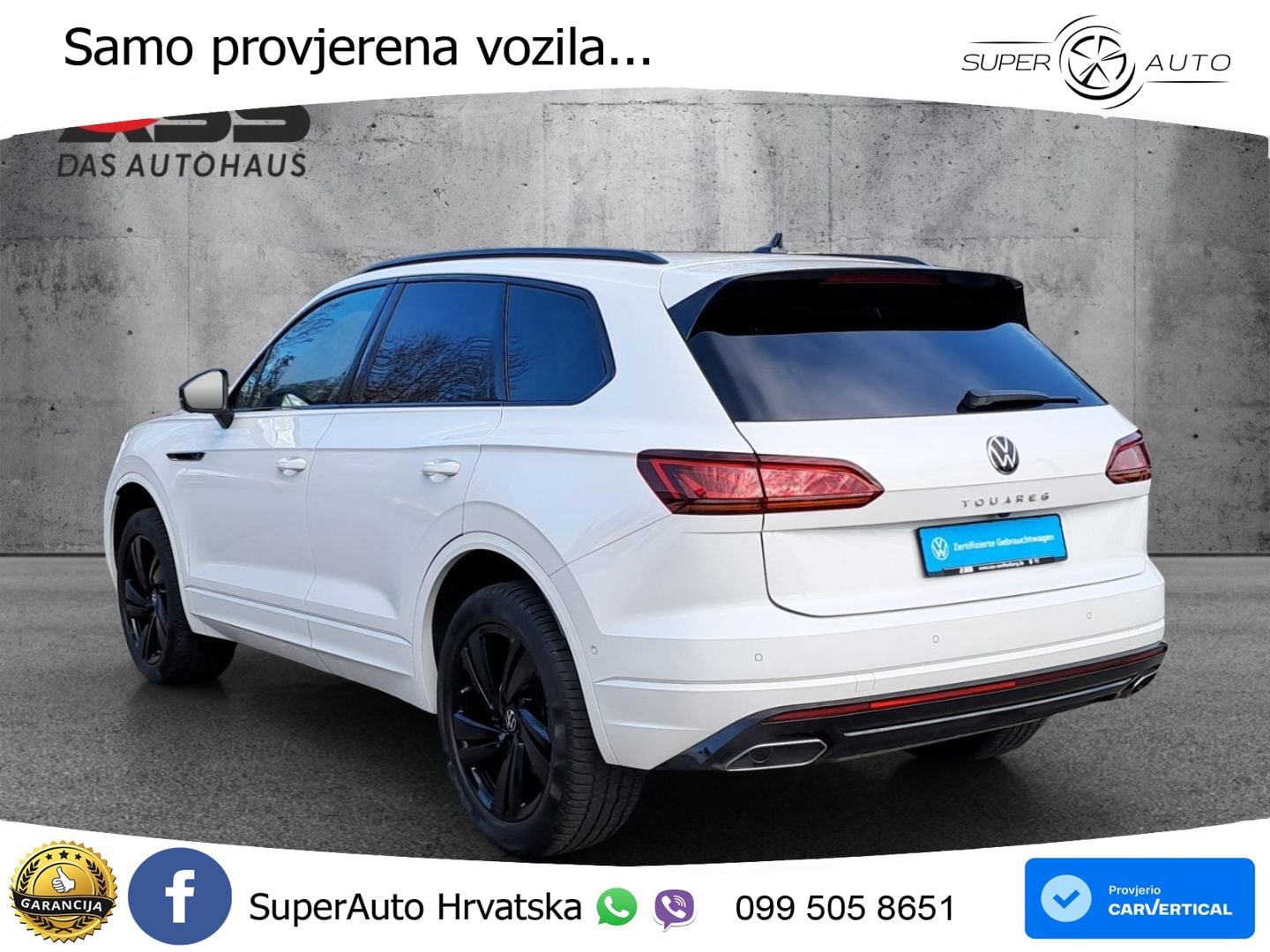 Volkswagen Touareg 3.0 V6 TDI (286 KS) 4MOTION Tiptronic R-Line ZRAČNI+ACC+GR SJED+KAM